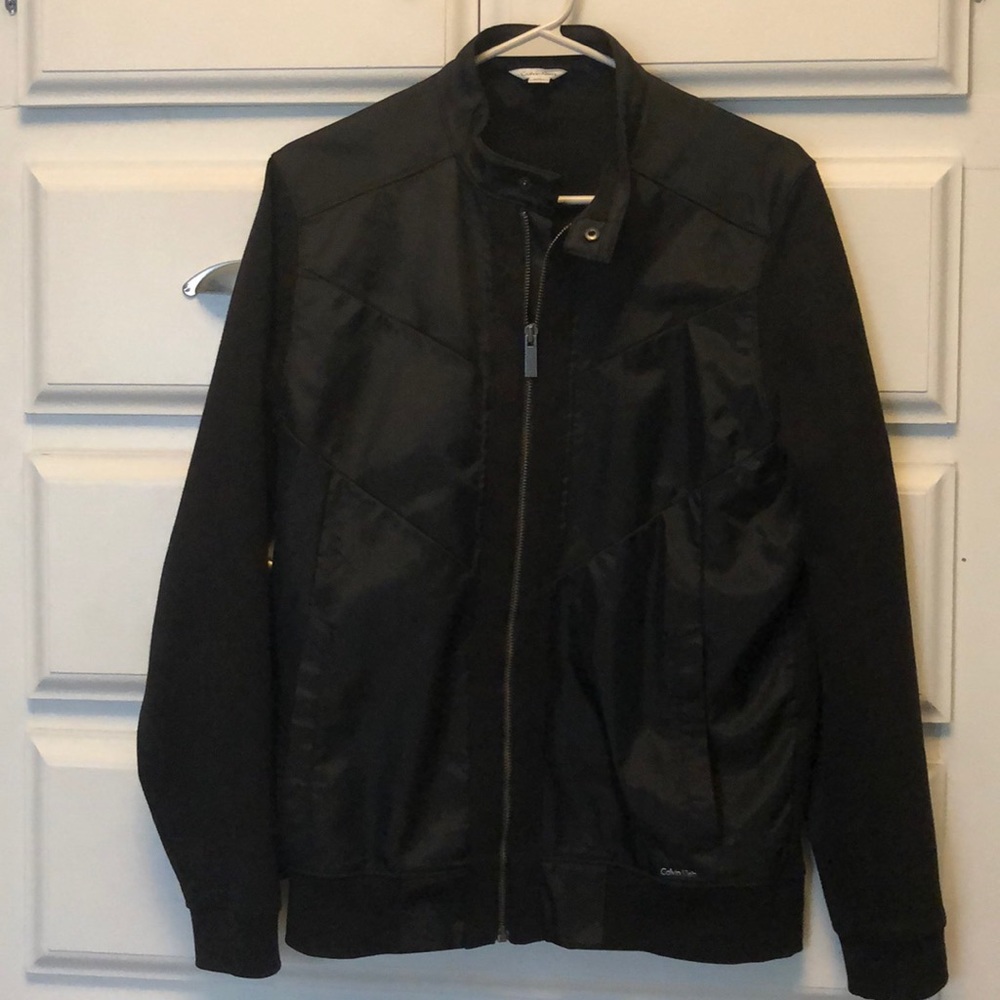 Calvin Klein Black Bomber Jacket